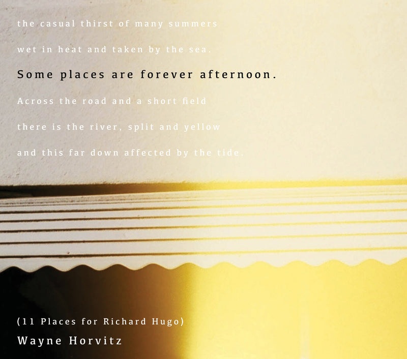 Wayne Horvitz - Some Places Are Forever Afternoon (11 Places For Richard Hugo) (CD)