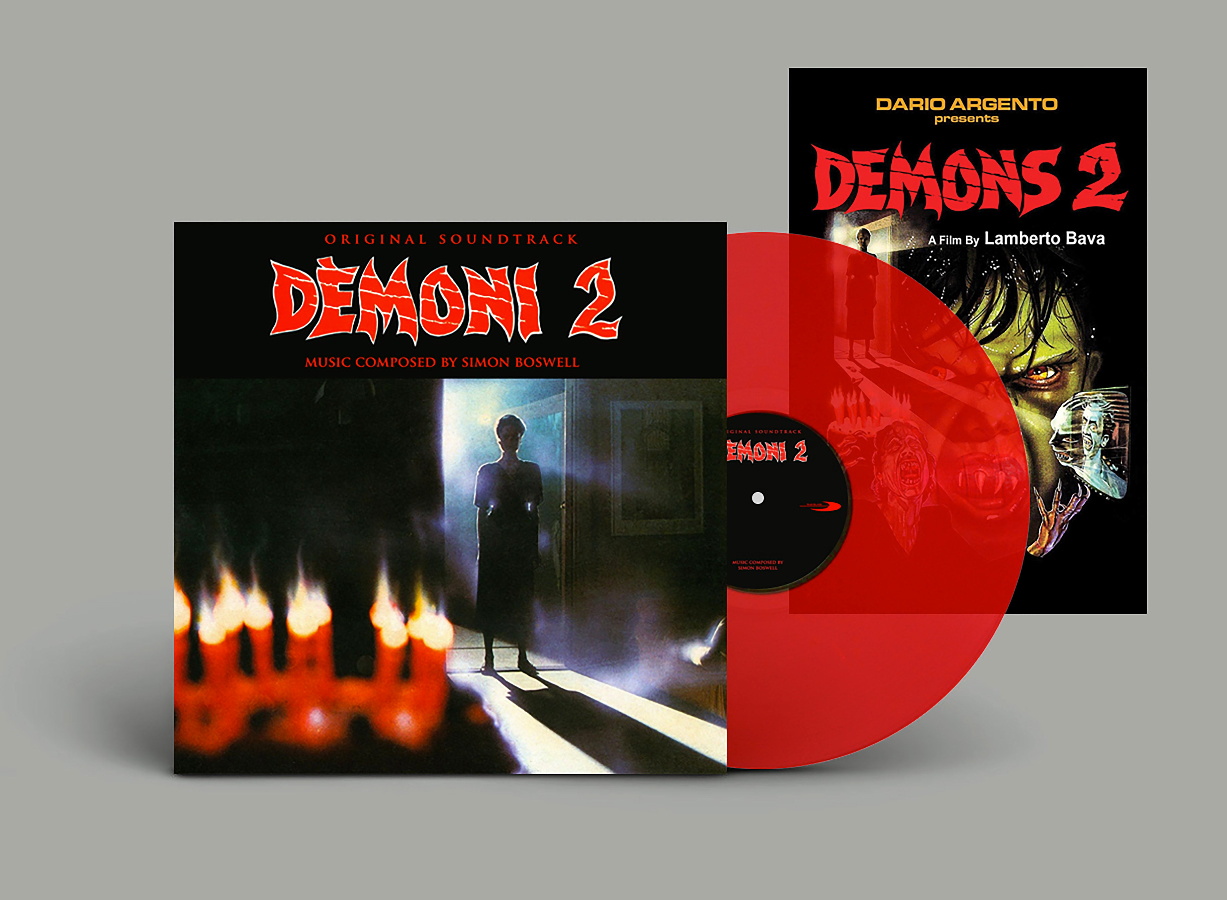 Simon Boswell - Demons 2 Soundtrack Limited Red Vinyl Plus Poster (299 Copies Only) (LP)