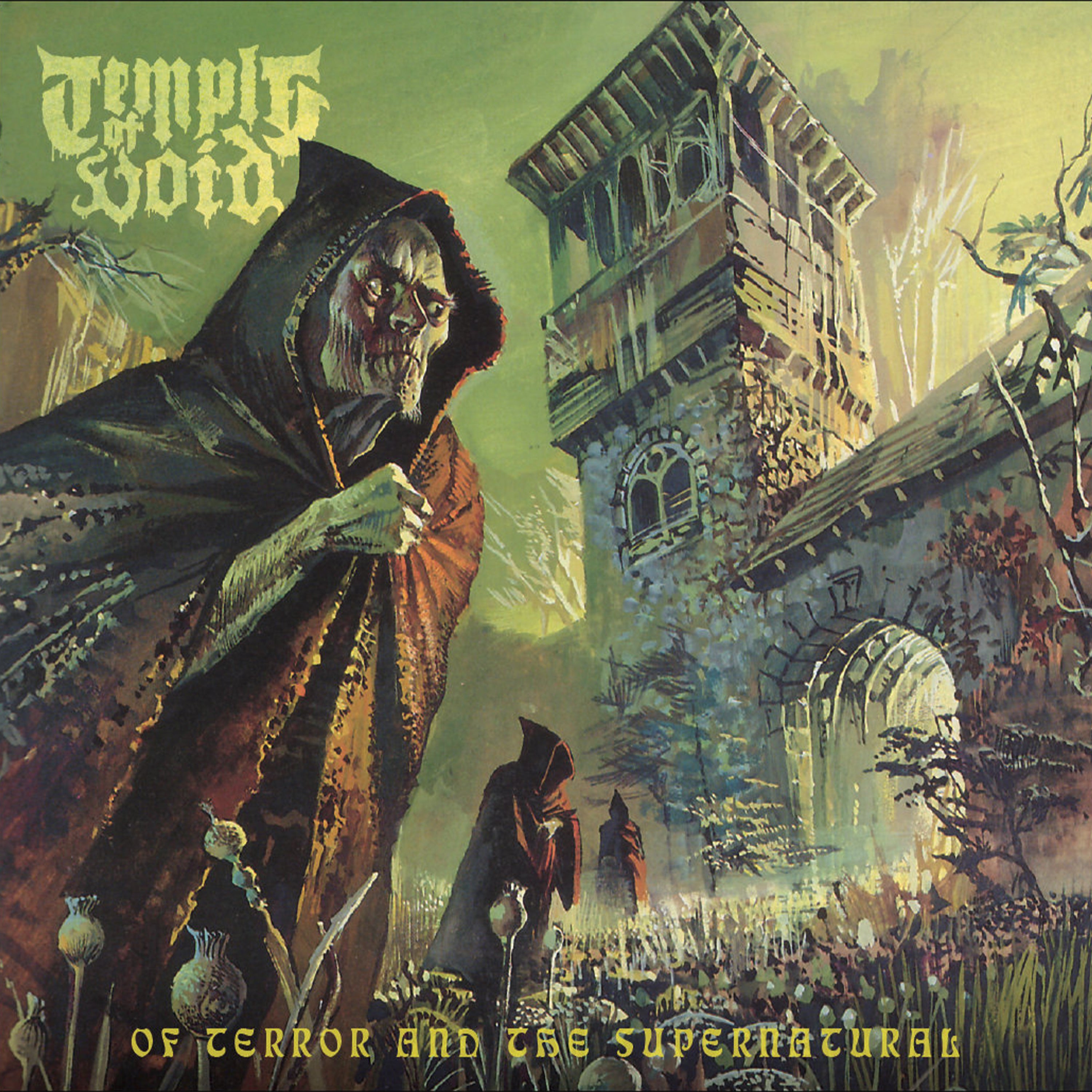 Temple Of Void - Of Terror And The Supernatural (Clear Vinyl W/ Gold, Green, and Brown Vinyl 2xLP) (LP)