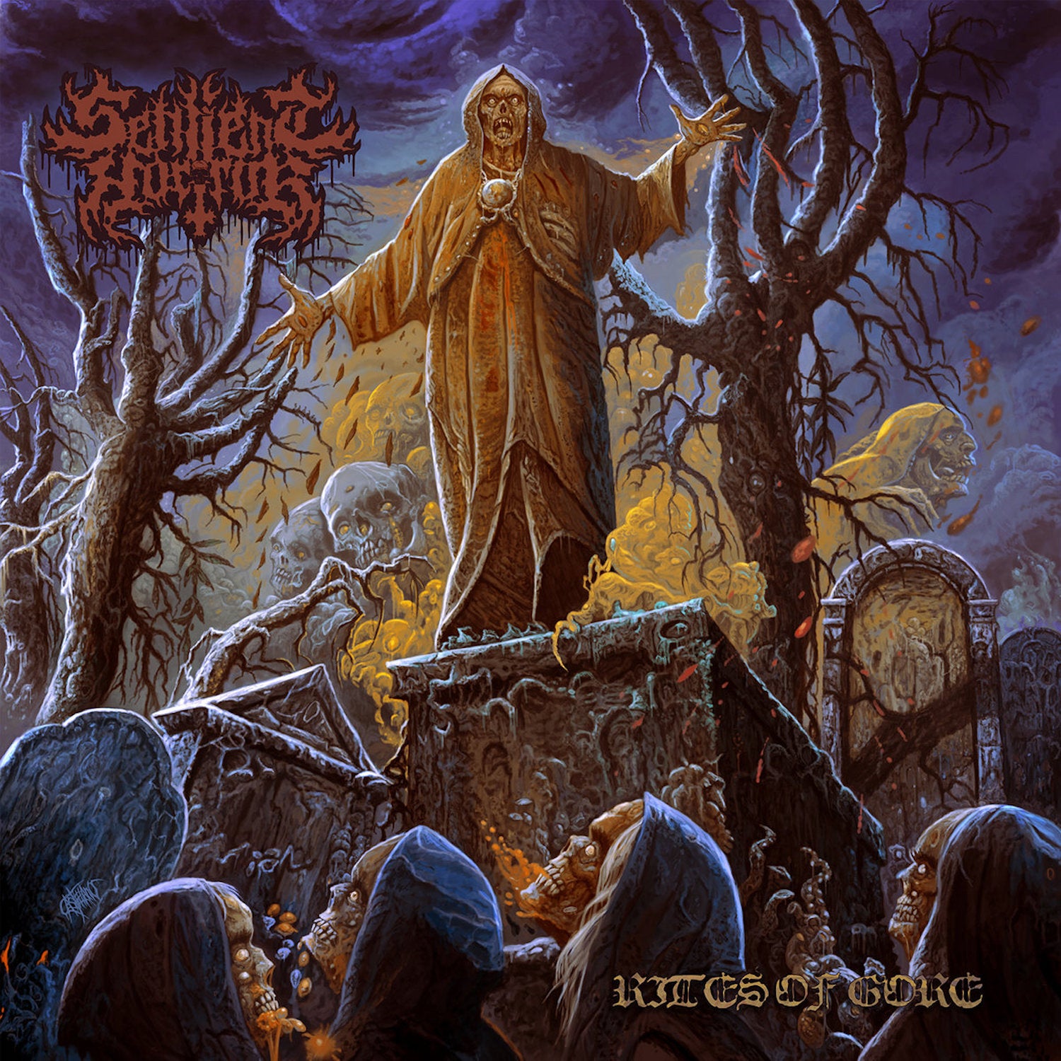 Sentient Horror - Rites of Gore (Blue / Purple Galaxy Effect Vinyl) (LP)