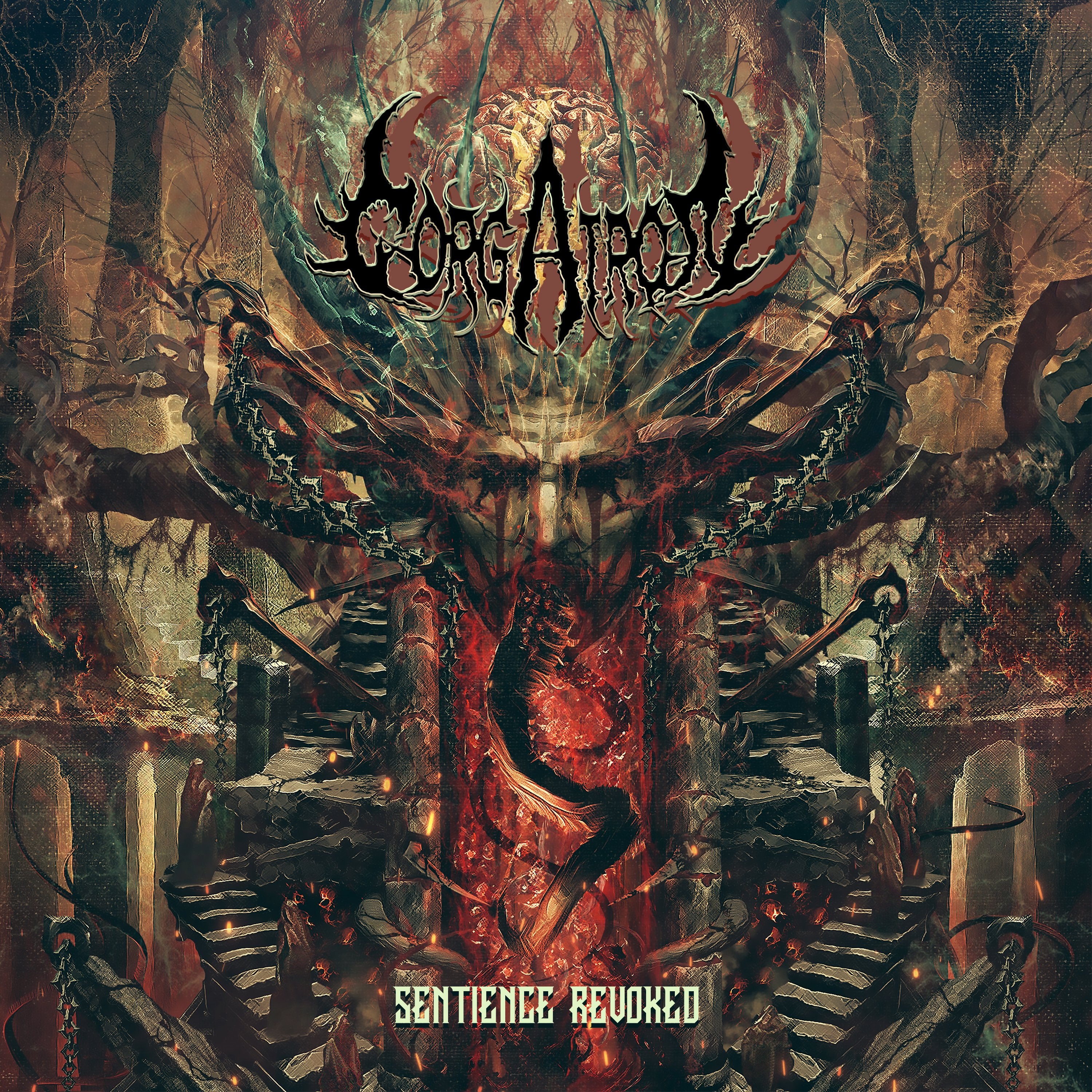 Gorgatron - Sentience Revoked [Special Half n' Half Splatter Edition] (LP)