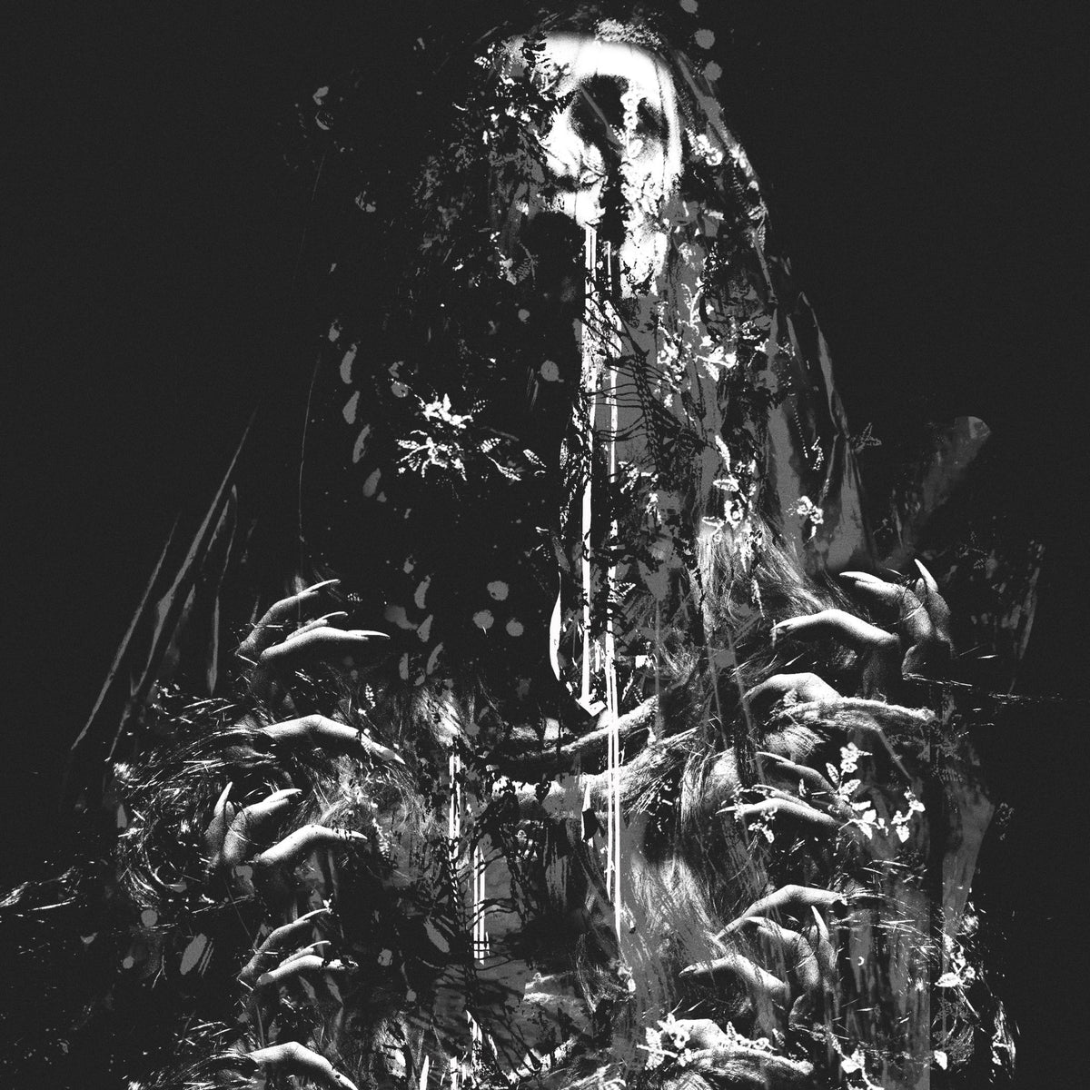 No/Más - No Peace (Clear Vinyl W/ FUCK I.C.E. Black & White Splatter) (LP)