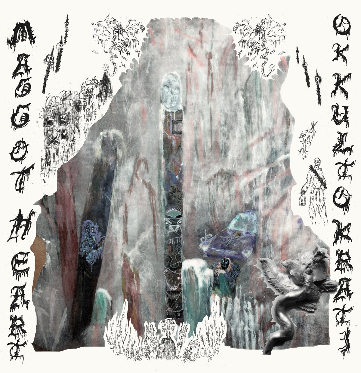 Maggot Heart & Okkultokrati - Maggot Heart & Okkultokrati (LP)