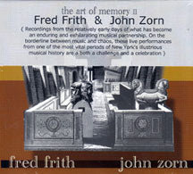 Fred/ John Zorn Frith - Art Of Memory 2 (CD)