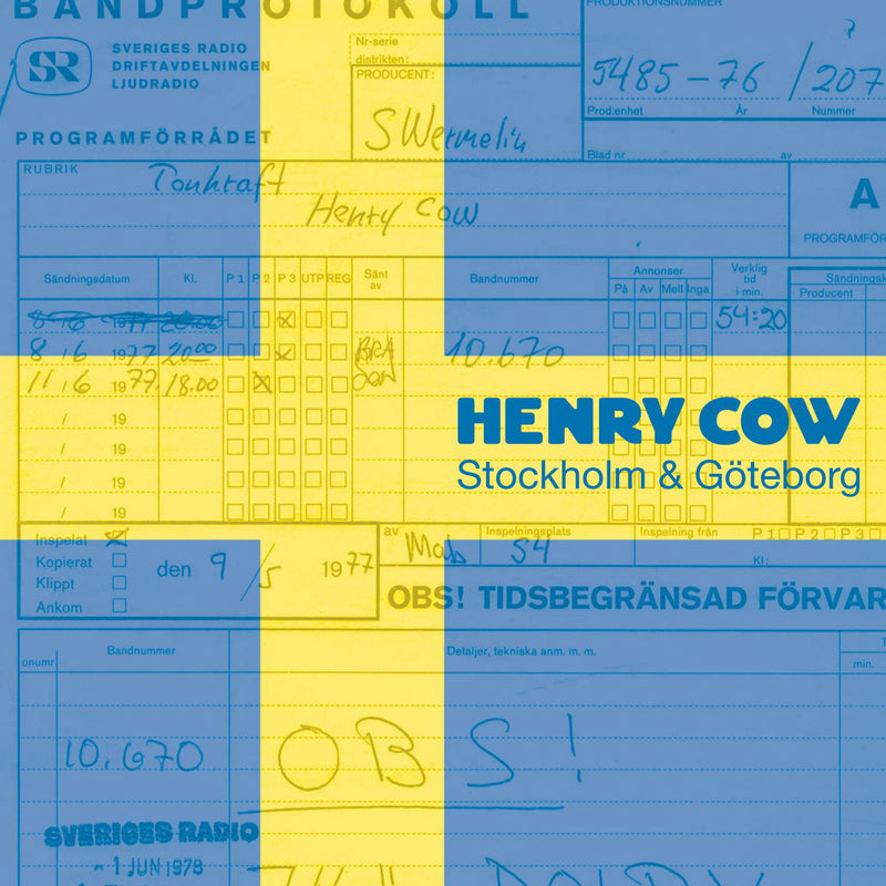 Henry Cow - Stockholm, Goteborg (CD)