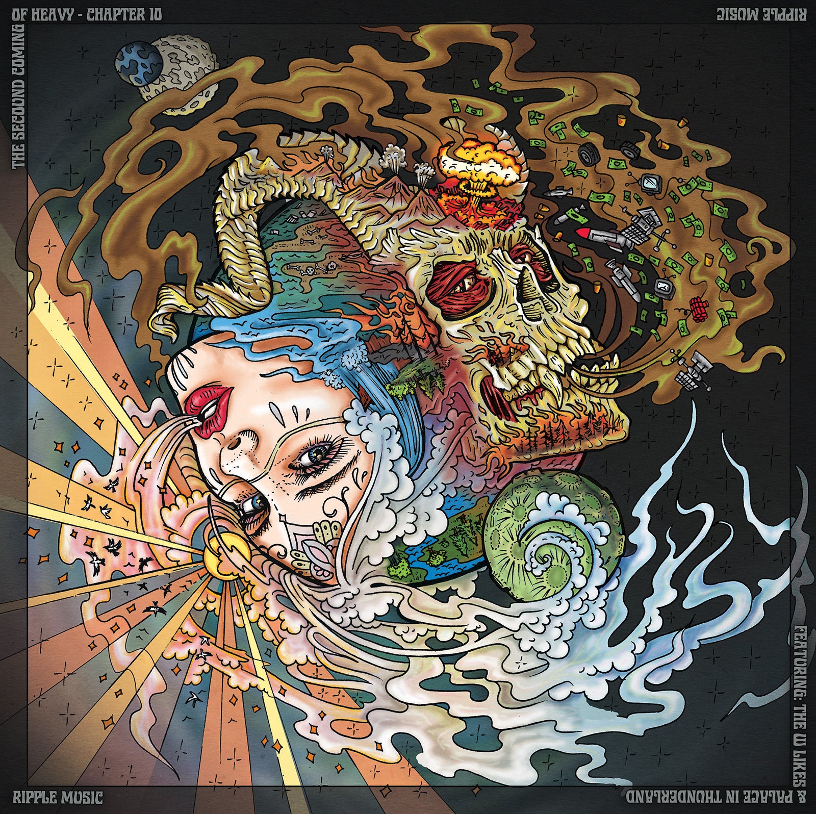 W Likes & Palace In Thunderland - Second Coming Of Heavy: Chapter 10: (LP)