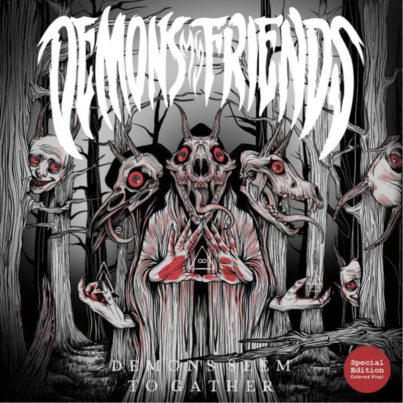 Demons My Friends - Demons Seem To Gather (Red Marbled Vinyl) (LP)