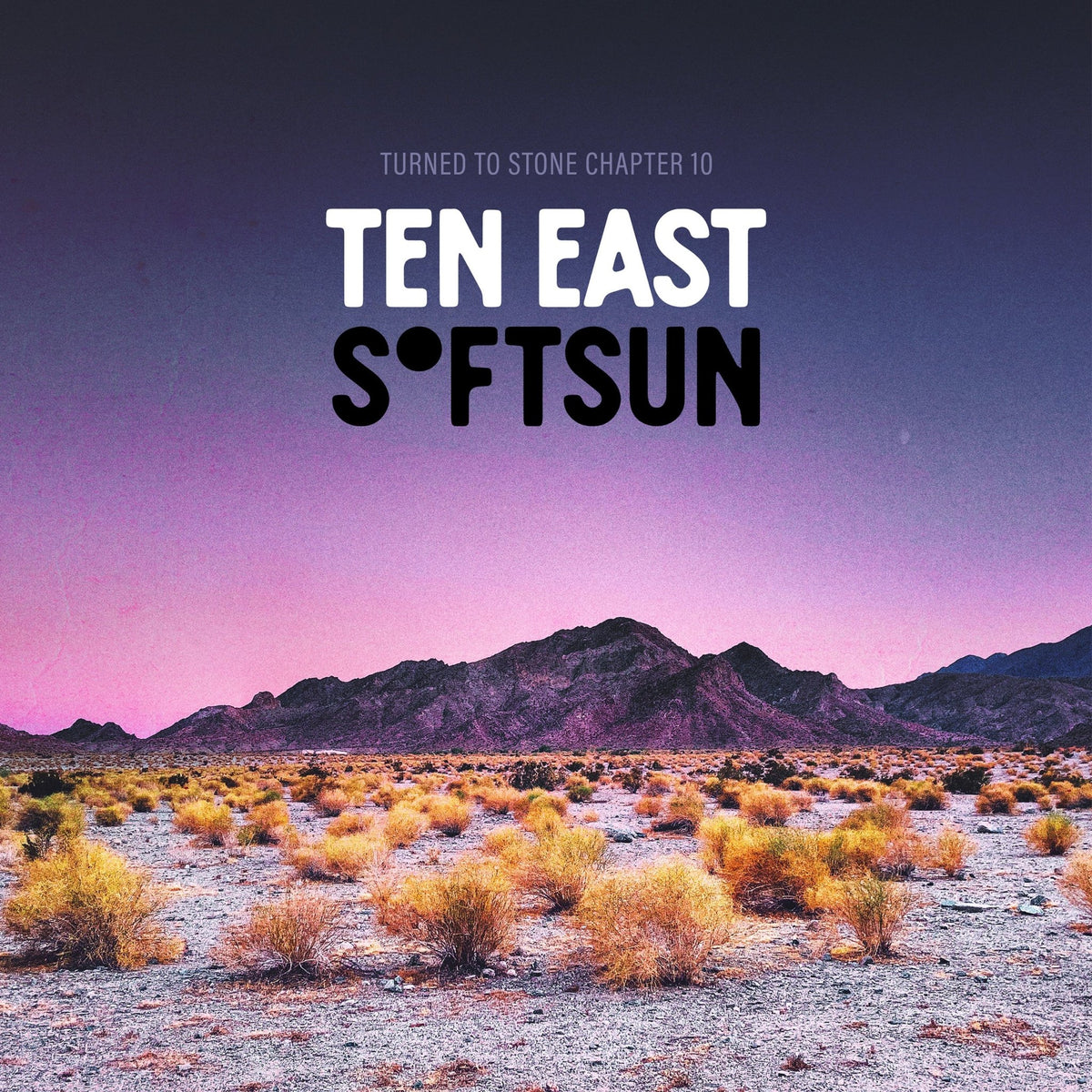 Ten East & Softsun - Turned To Stone: Chapter 10 Ten East/SoftSun (2 Tone Blue/Purple) (LP)