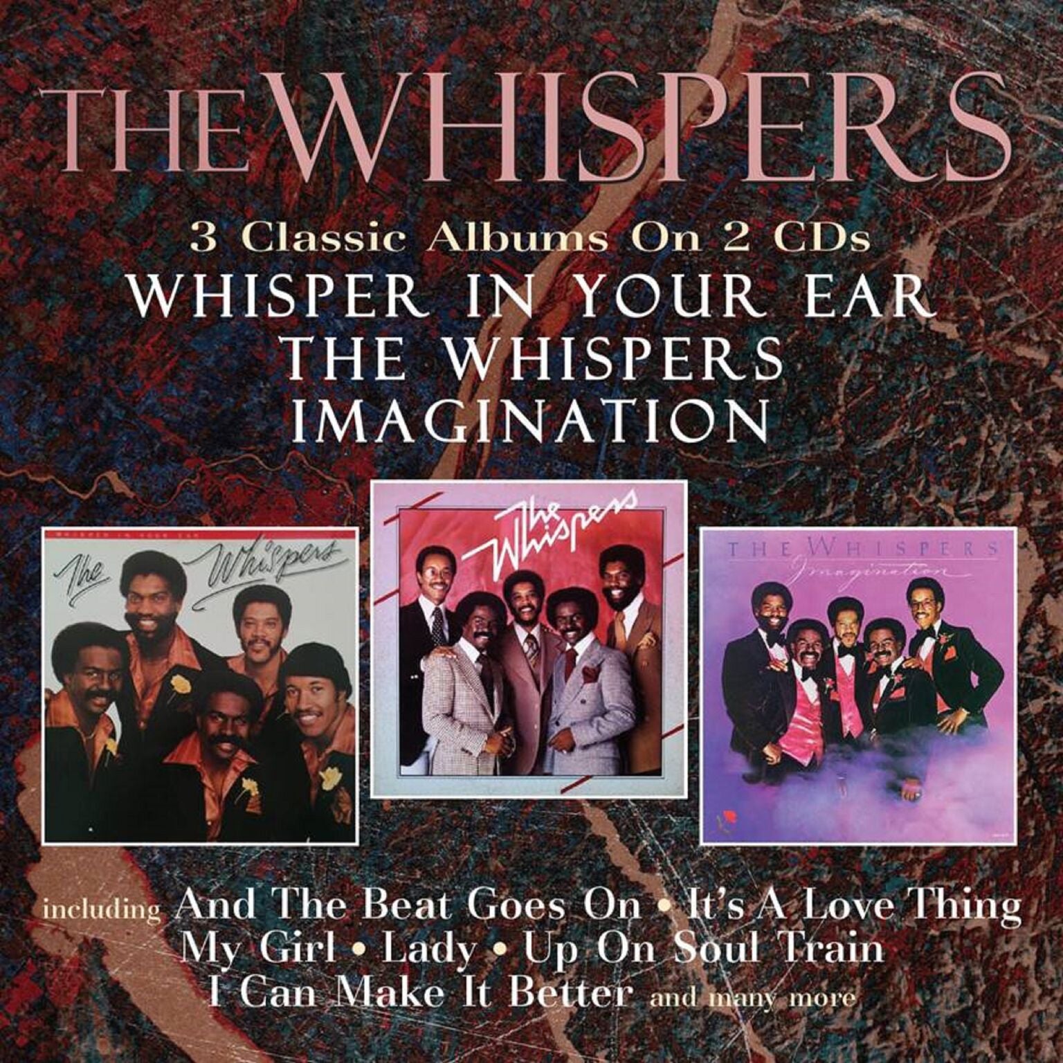 Whispers - Whisper In Your Ear/The Whispers/Imagination (CD)