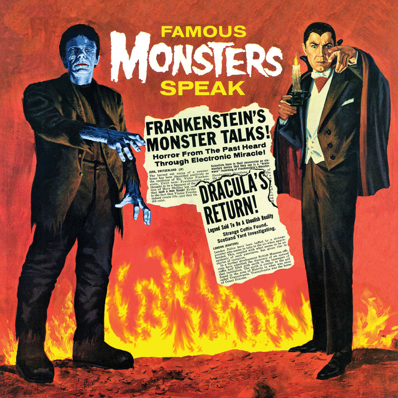 Gabriel Dell - Famous Monsters Speak (Red & Black Vinyl) (LP)