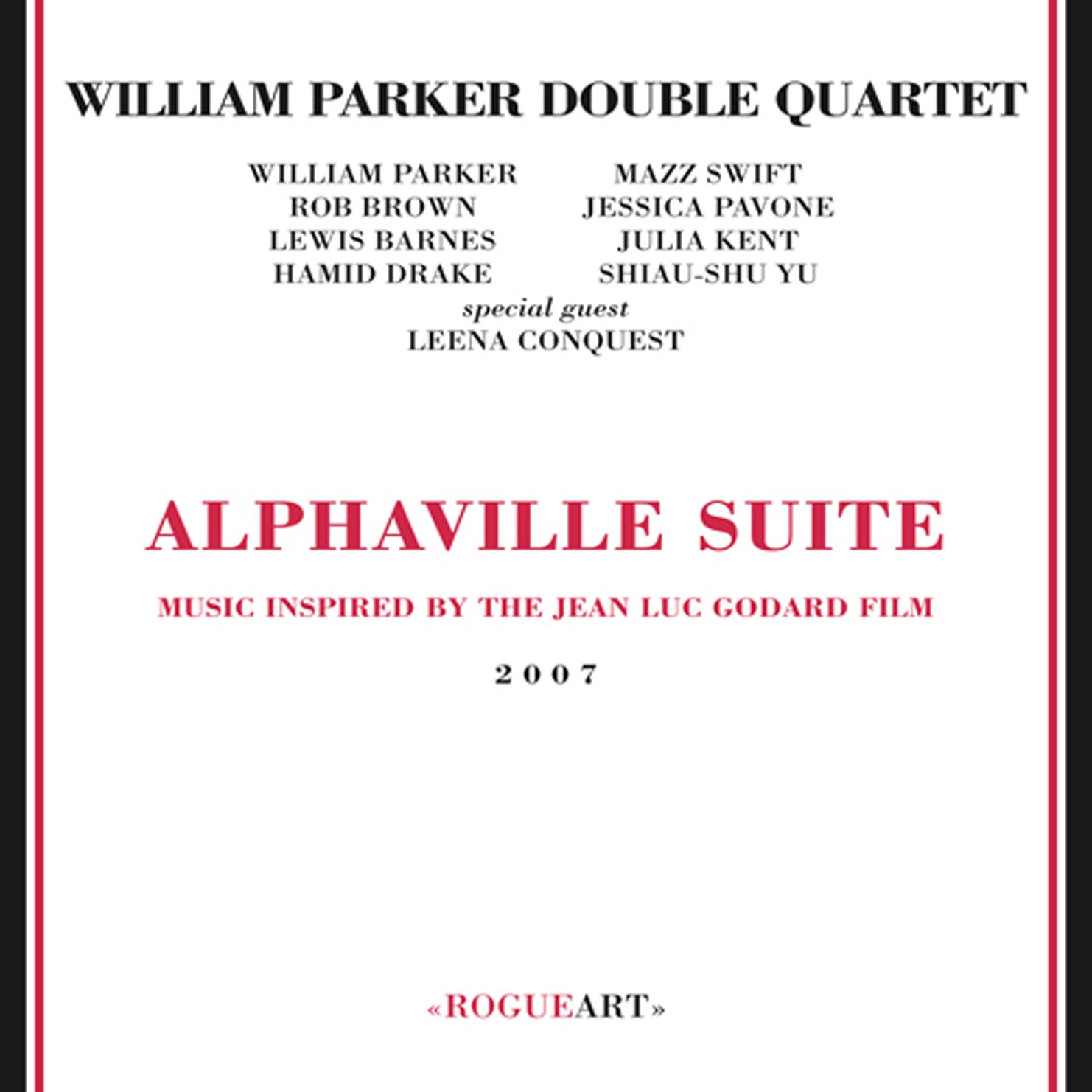 Willam Parker Double Quartet - Alphaville Suite (CD)