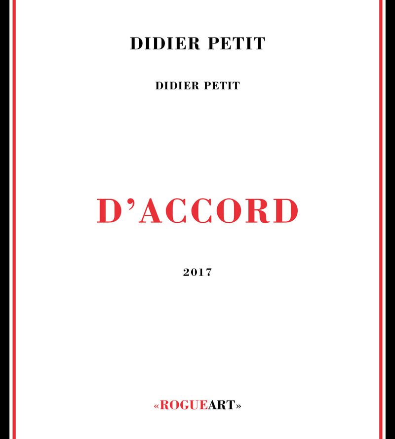 Didier Petit - D'accord (CD)