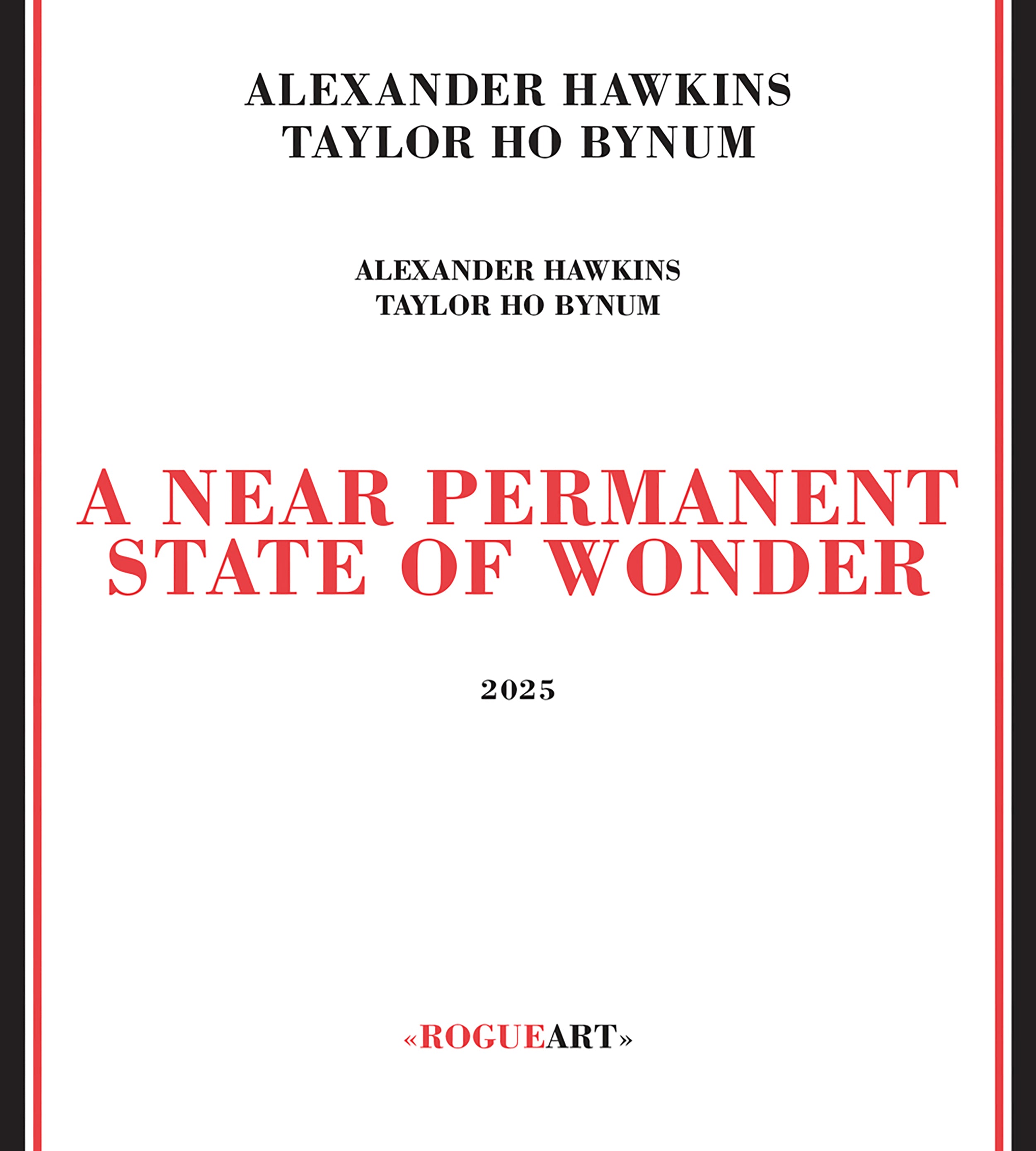 Alexander Hawkins & Taylor Ho Bynum - A Near Permanent State Of Wonder (CD)