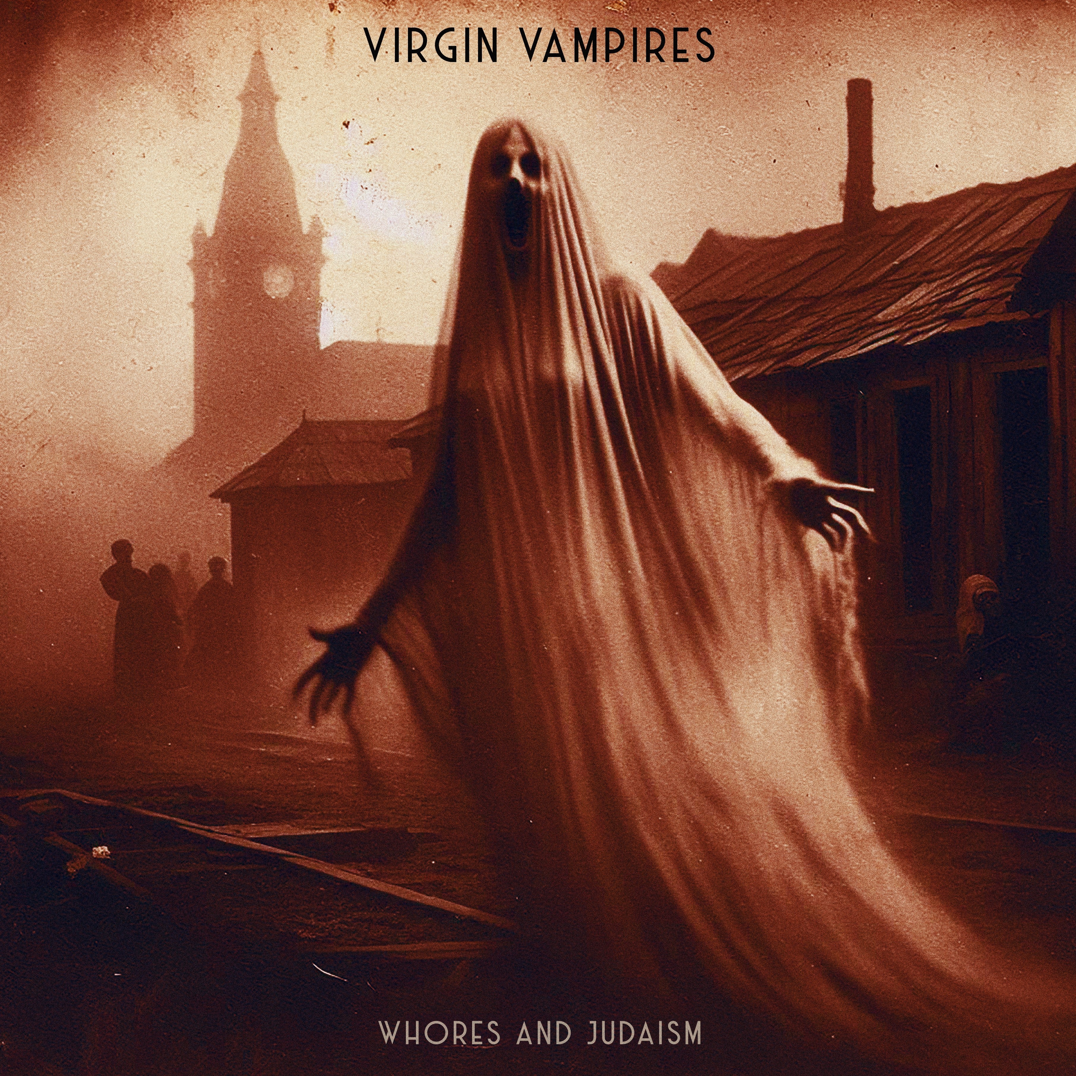 Virgin Vampires - Whores And Judaism [Limited Edition Black LP] (LP)