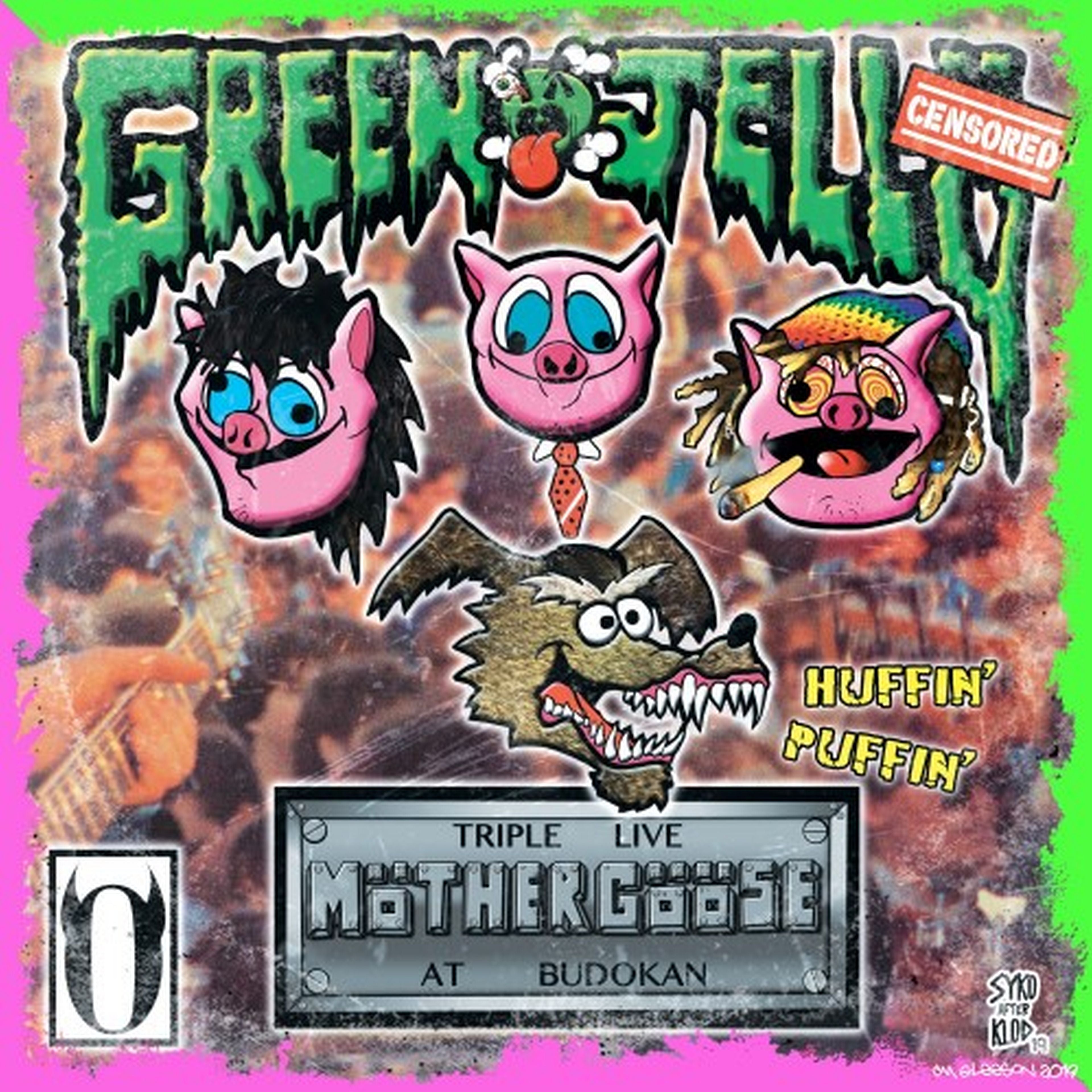 Green Jelly - Triple Live Mother Goose At Budokan (LP)