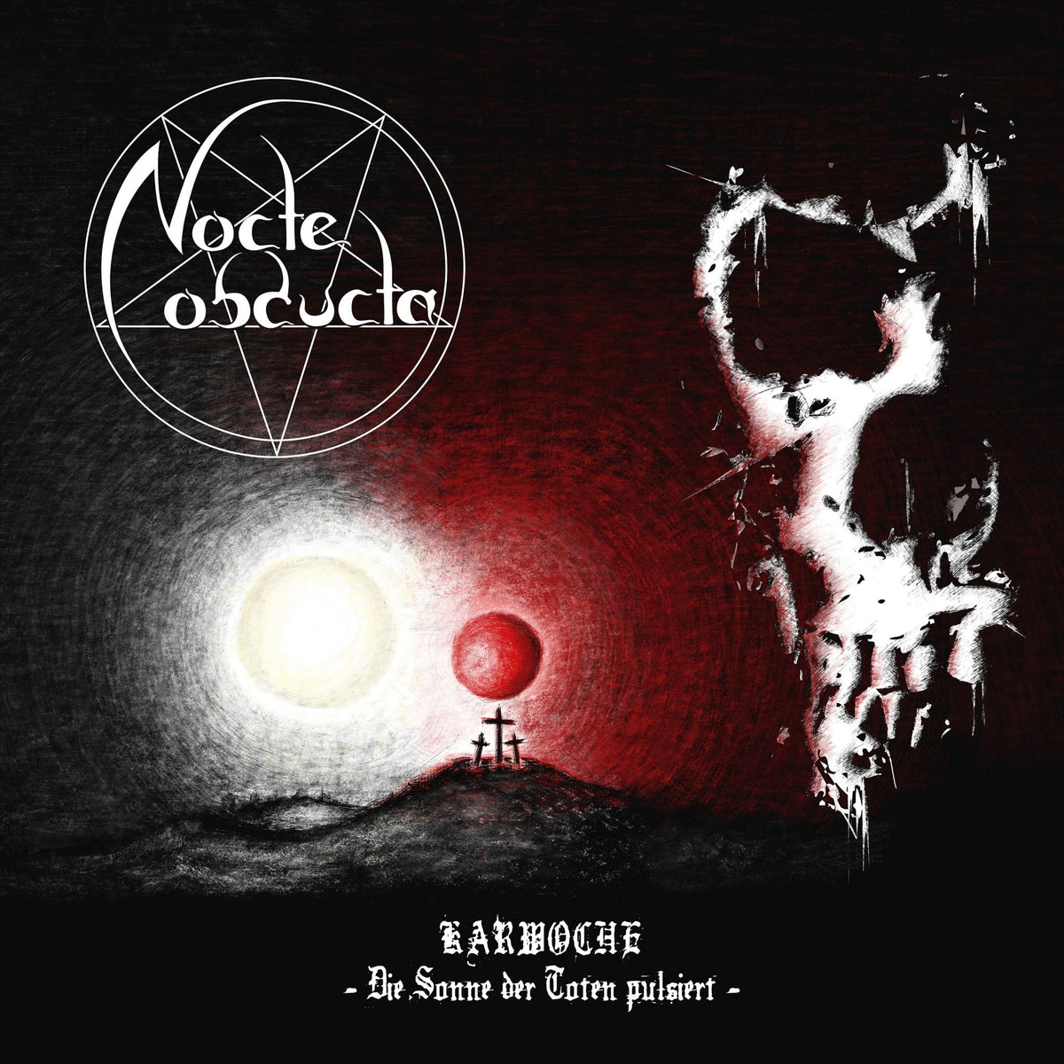 Nocte Obducta - Karwoche: Die Sonne der Toten pulsiert [White Vinyl] (LP)