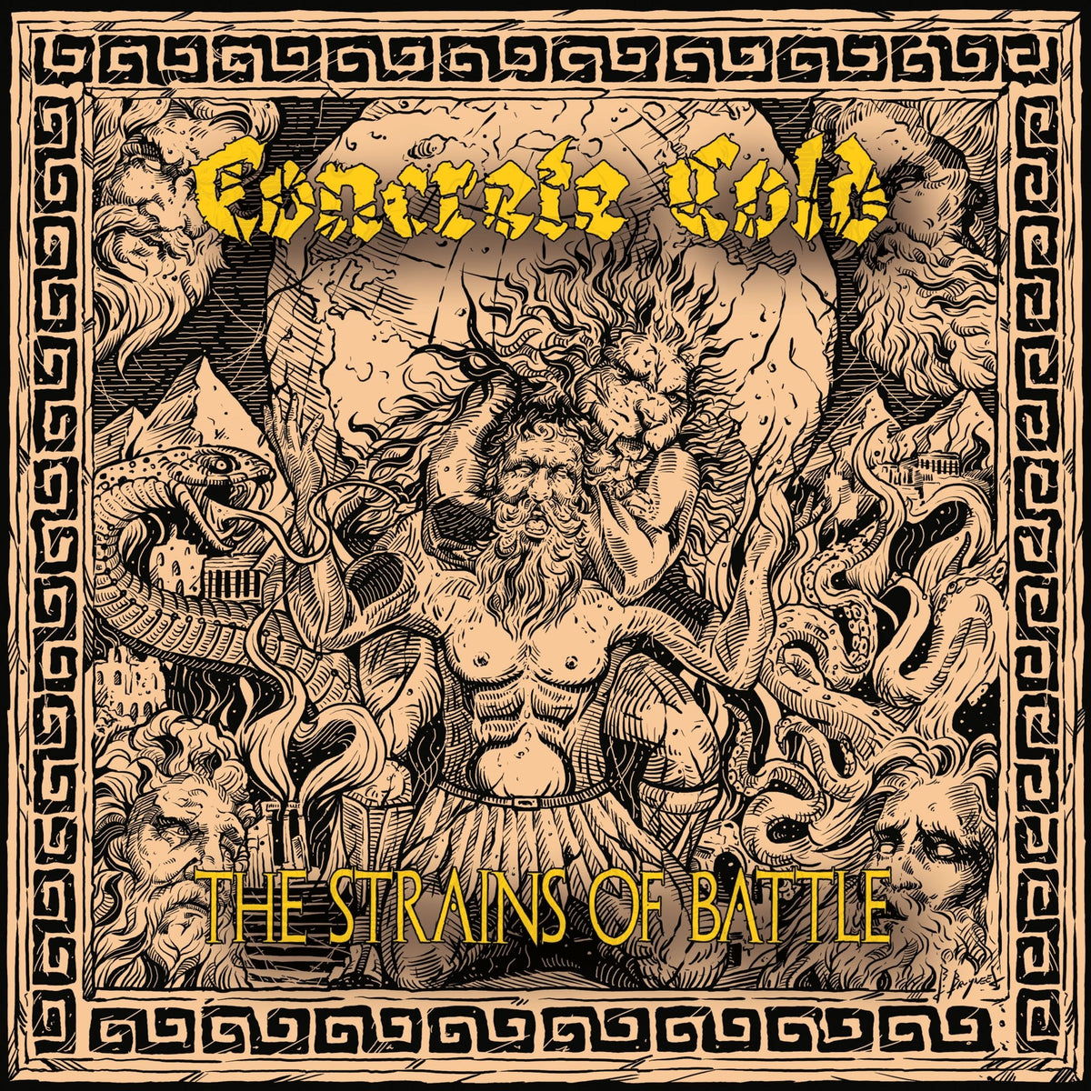 Concrete Cold - The Strains Of Battle [White Vinyl] (LP)