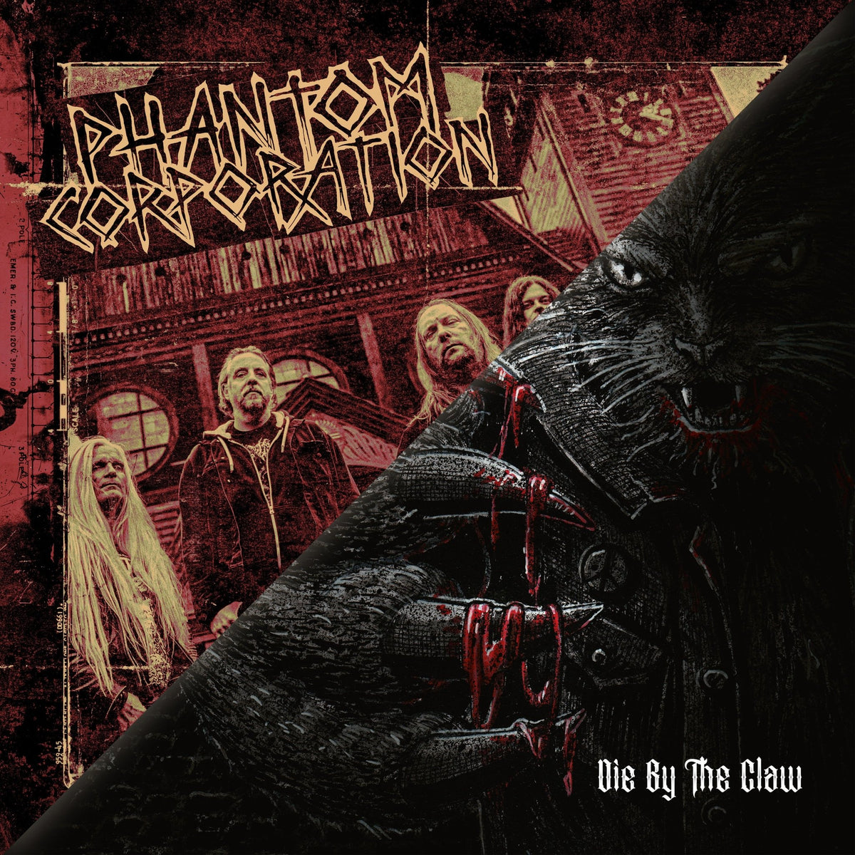 Phantom Corporation & Catbreath - Commando / Die By The Claw (CD)