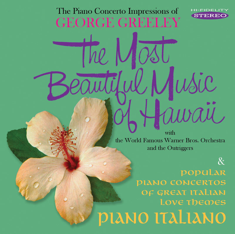 George Greeley - The Most Beautiful Music Of Hawaii / Piano Italiano (CD)