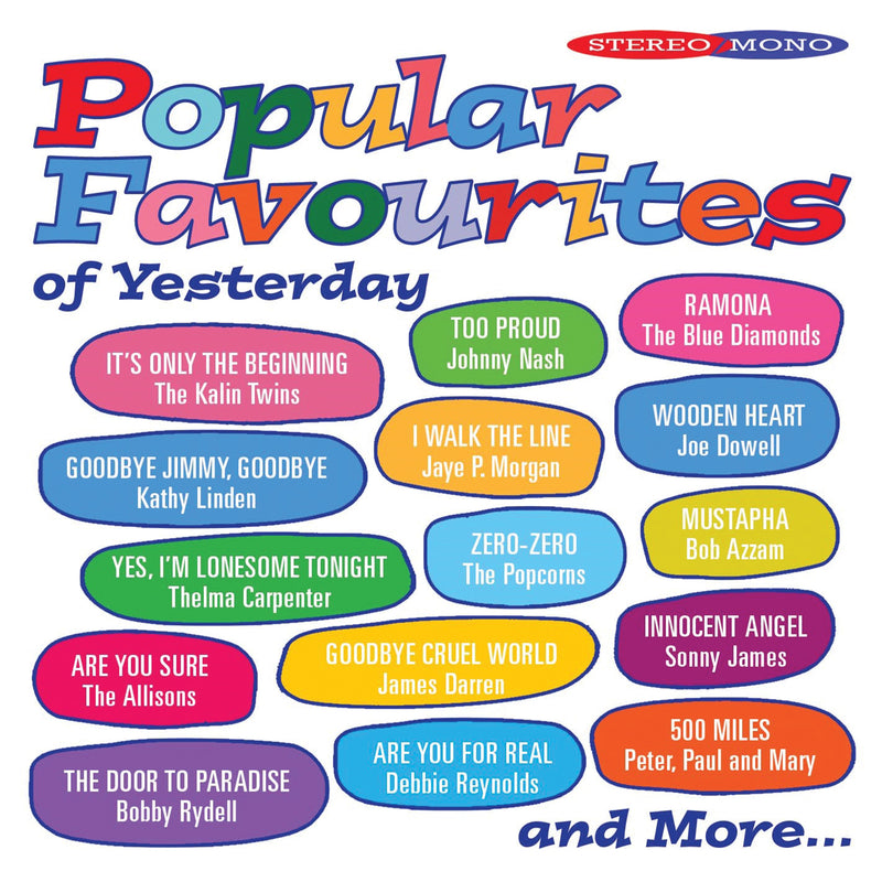 Popular Favourites Of Yesterday (CD)