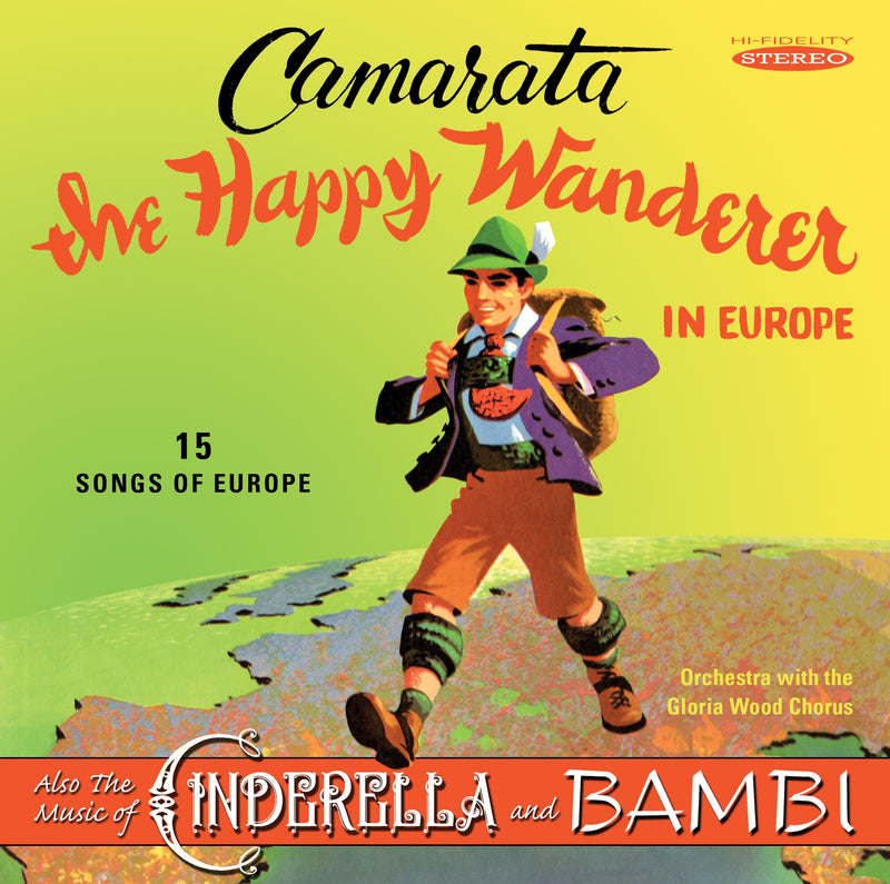 Tutti Camarata - The Happy Wanderer In Europe (Also Music Of Cinderella And Bambi) (CD)