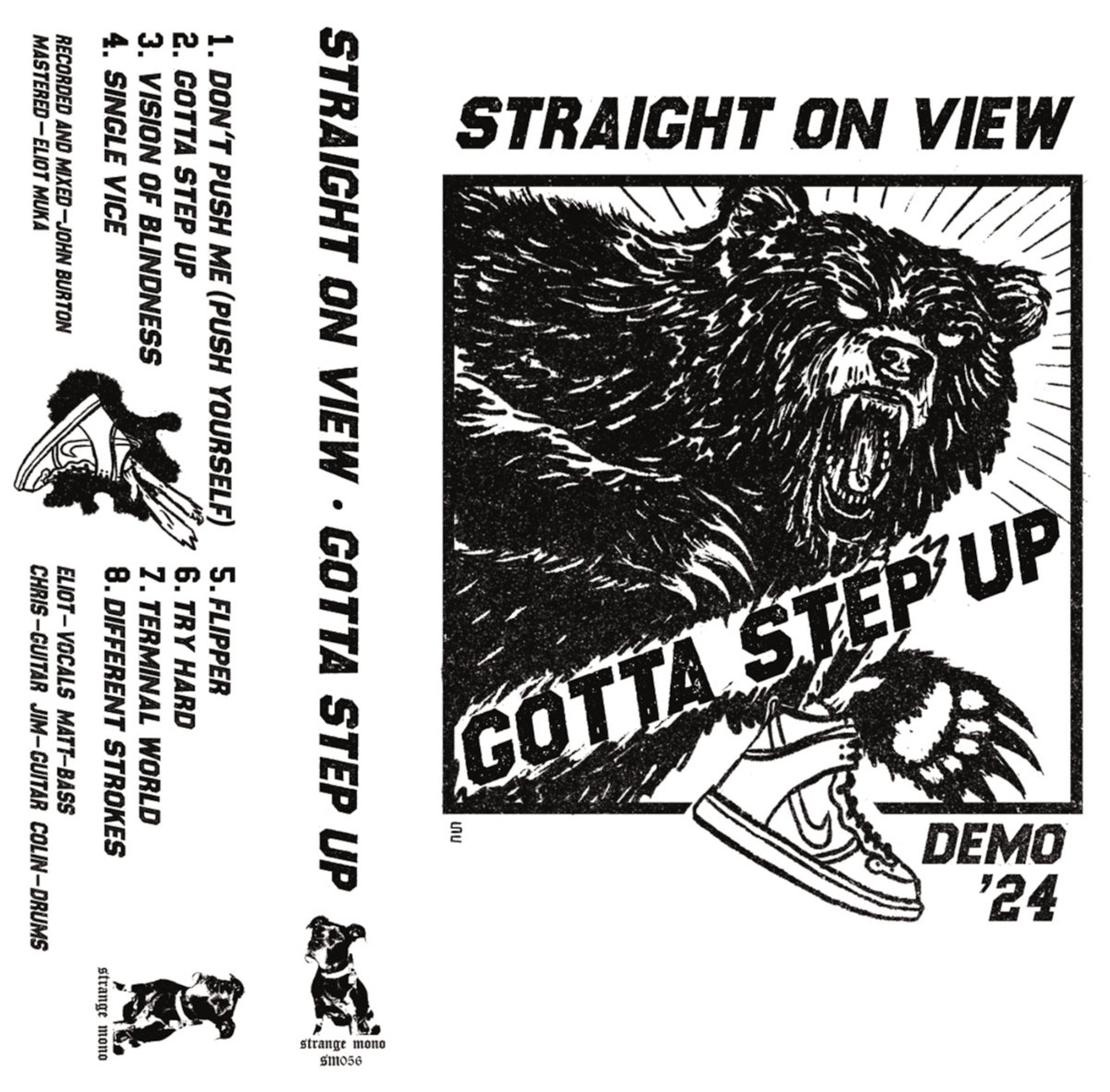 Straight On View - Gotta Step Up (demo '24) (CASSETTE)