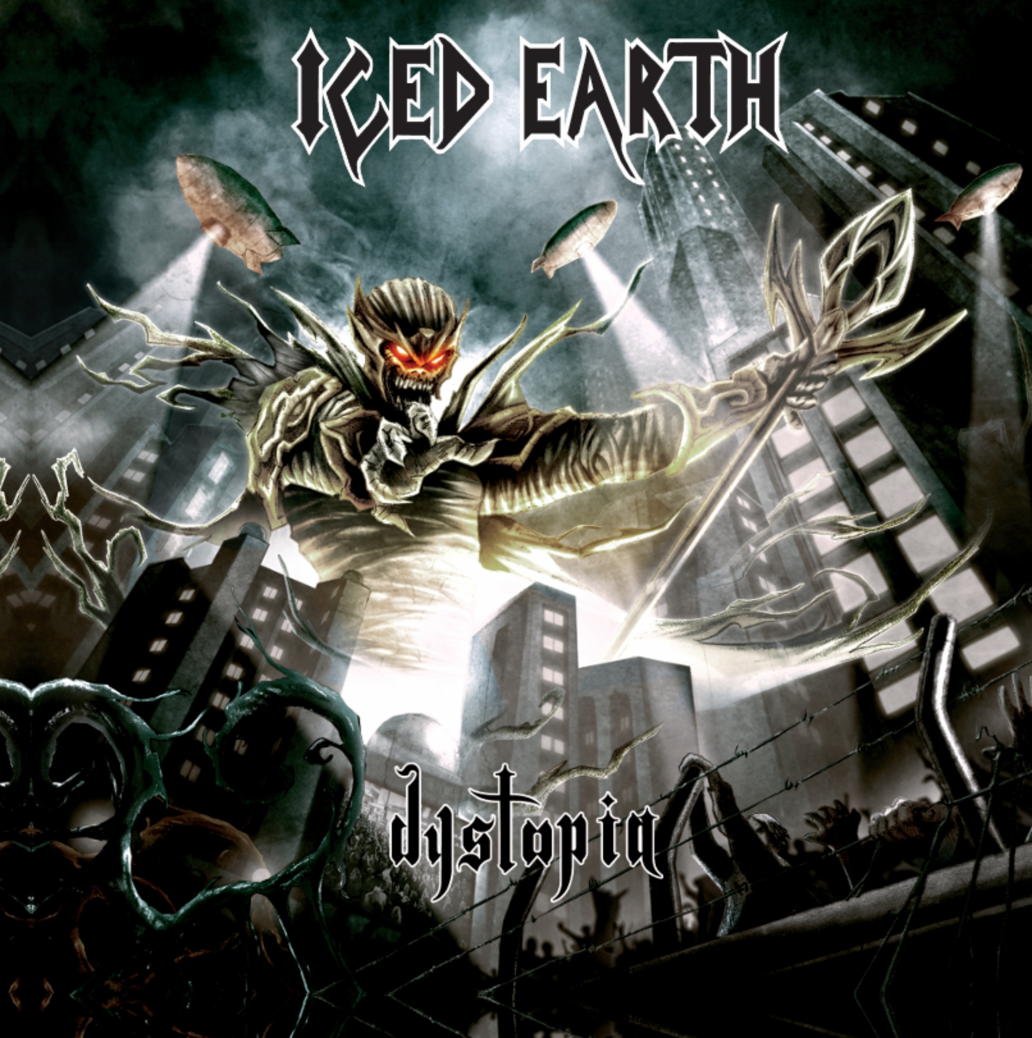 Iced Earth - Dystopia [Limited Edition Transparent Marbled Red & Black Vinyl In Special 3D Cover] (LP)