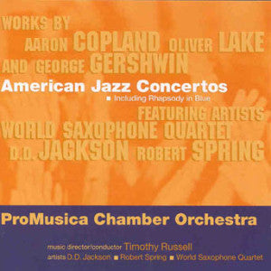 Jackson, Spring, World Saxophone Qtet - American Jazz Concertos (CD)