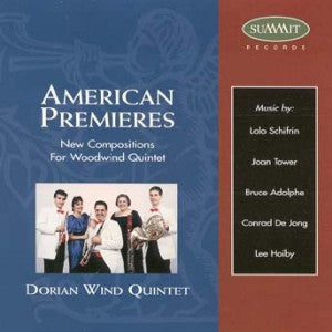 Dorian Wind Quintet - American Premieres (CD)