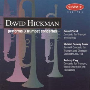 David Hickman - Three Trumpet Concertos (CD)