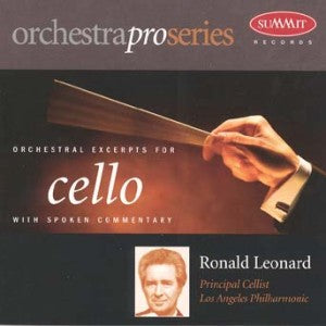 Ronald Leonard - Orchestrapro: Cello (CD)