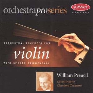 William Preucil - Orchestrapro: Violin (CD)