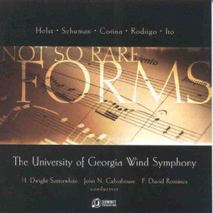 University Of Georgia Wind Symphony - Forms (CD)