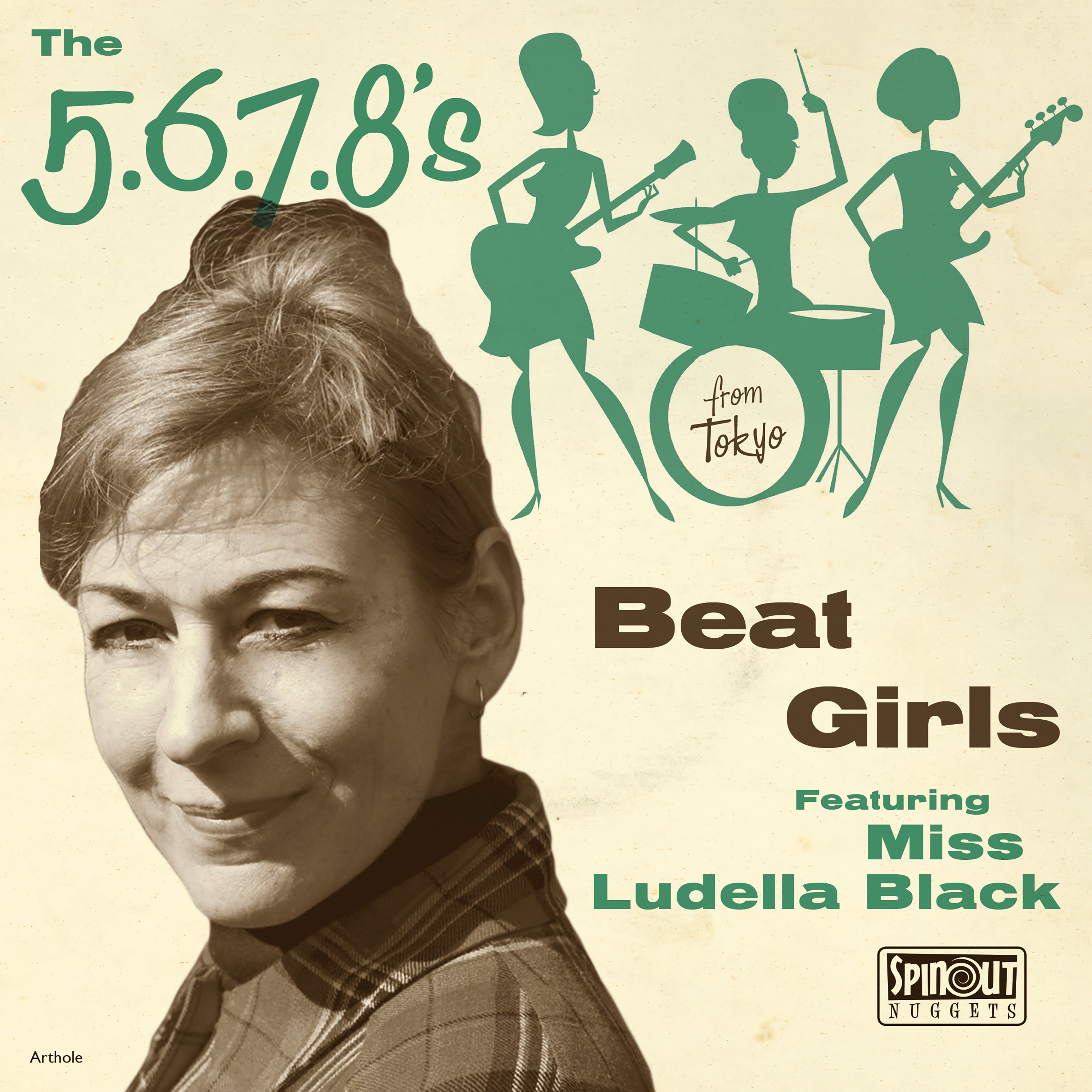 The 5.6.7.8's - Beat Girls EP (7 INCH)