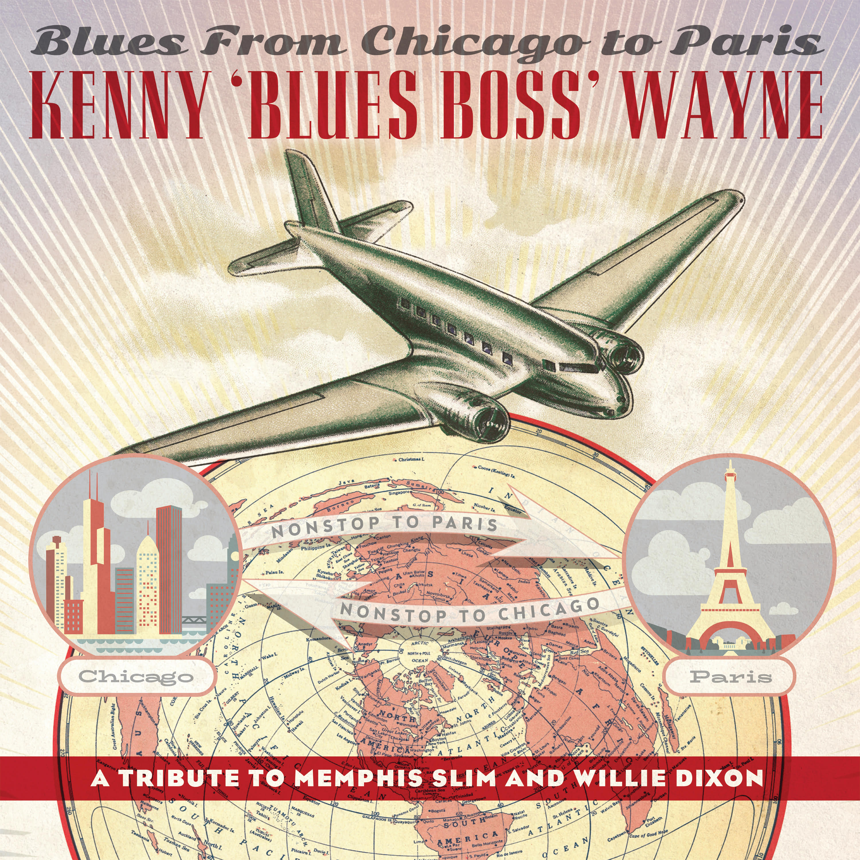 Kenny 'Blues Boss' Wayne - Blues From Chicago To Paris (LP)