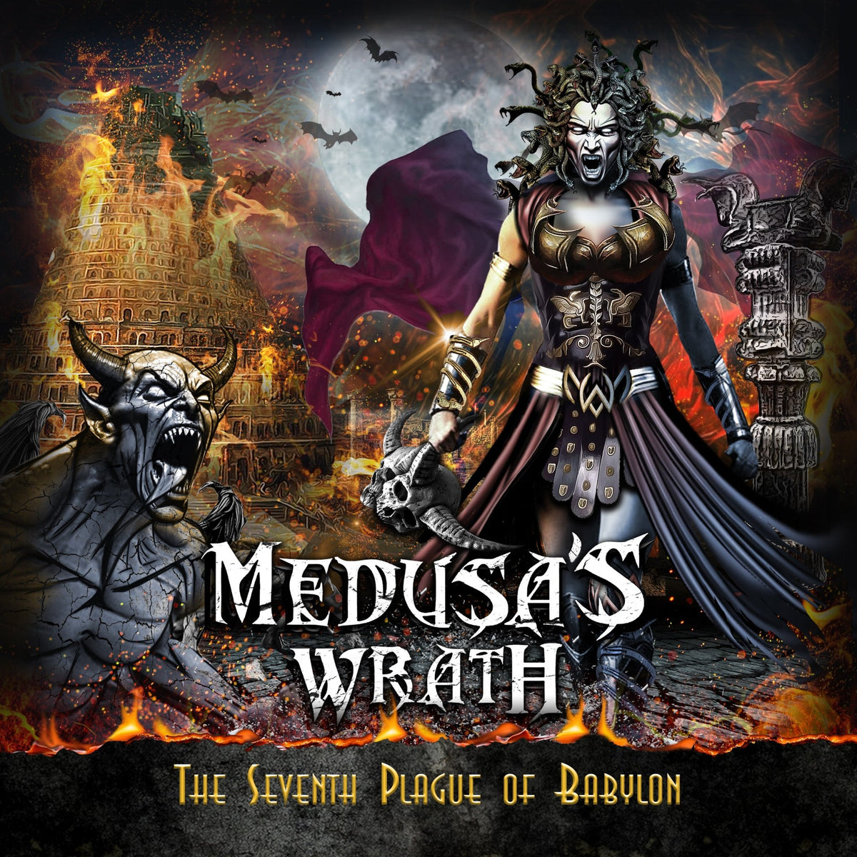 Medusa's Wrath - The Seventh Plague Of Babylon (CD)