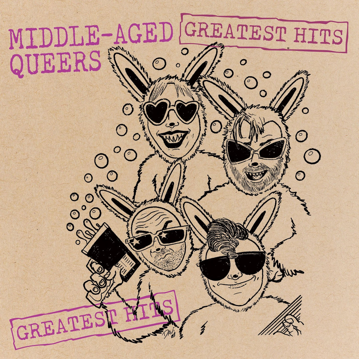 Middle-Aged Queers - Greatest Hits (LP)