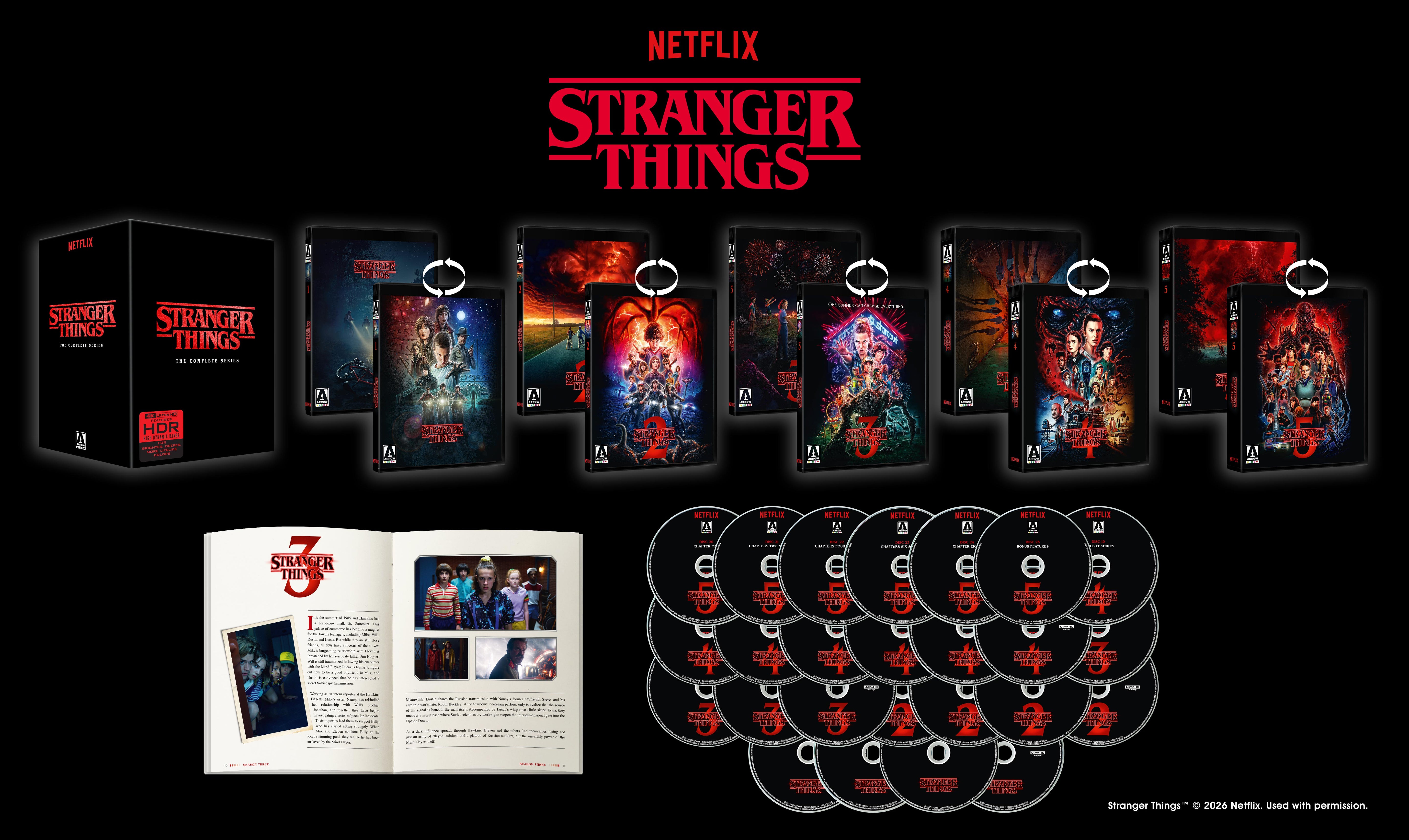 Stranger Things: The Complete Series (4K Ultra HD) PREORDER
