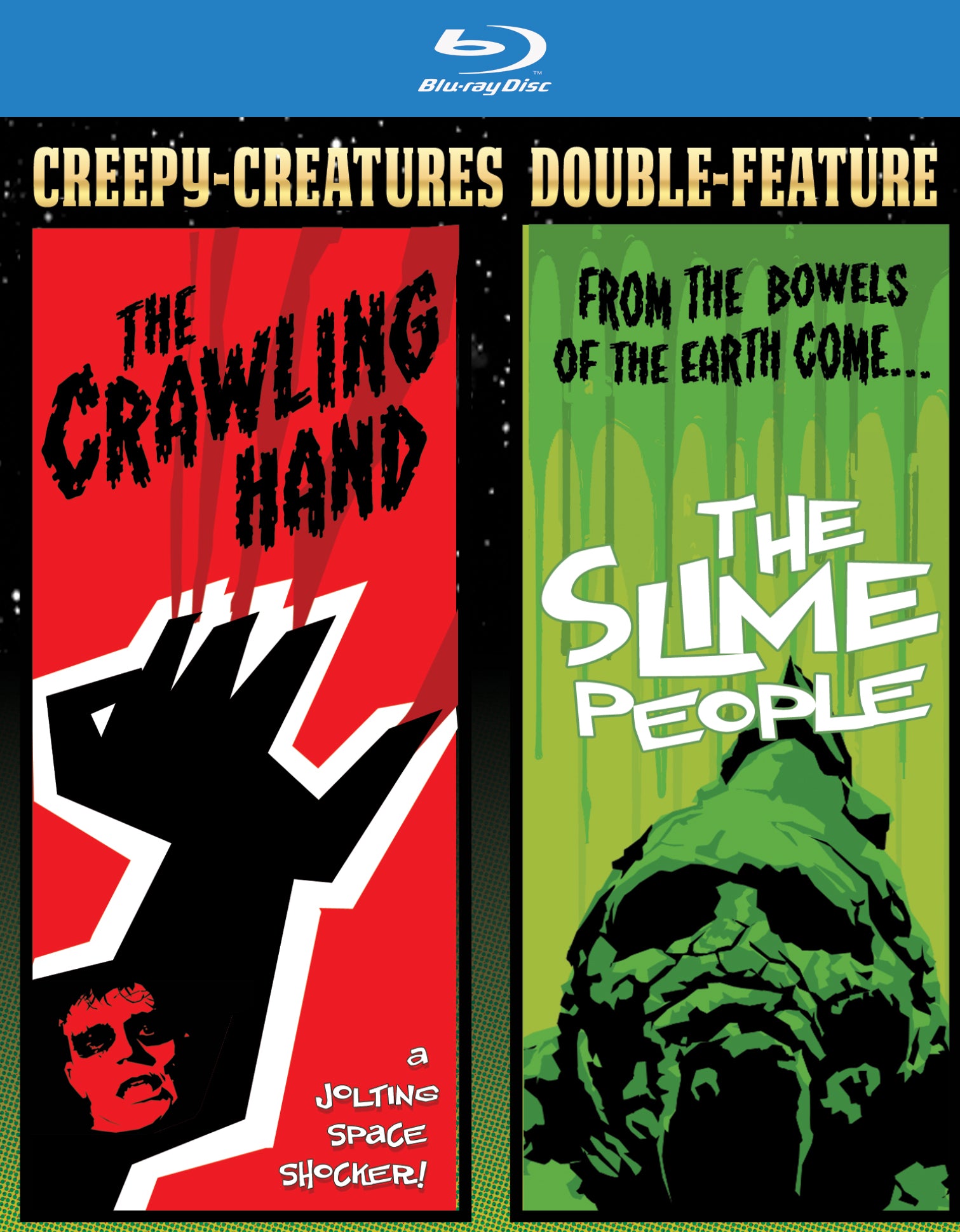 Creepy-Creature Double-feature (The Slime People + The Crawling Hand) [Collector's Edition 4K Restoration] (Blu-ray)