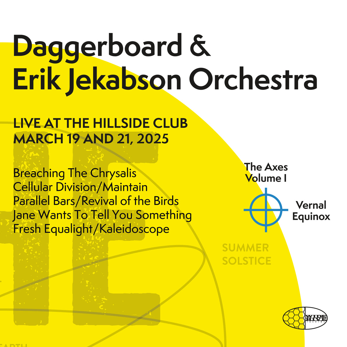 Daggerboard & Erik Jekabson Orchestra - The Axes Volume I: Vernal Equinox (CD)