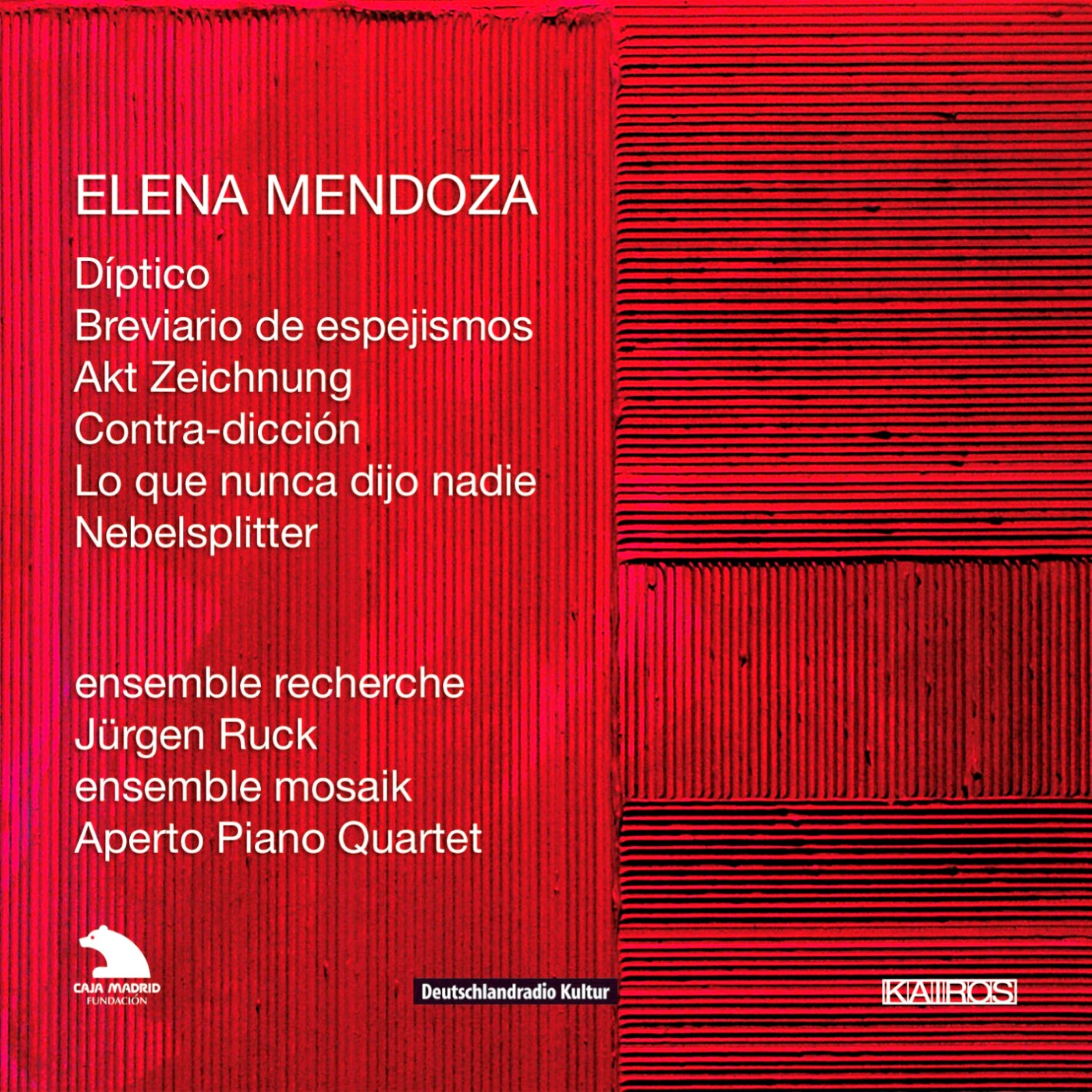 Elena Mendoza: Díptico (CD)