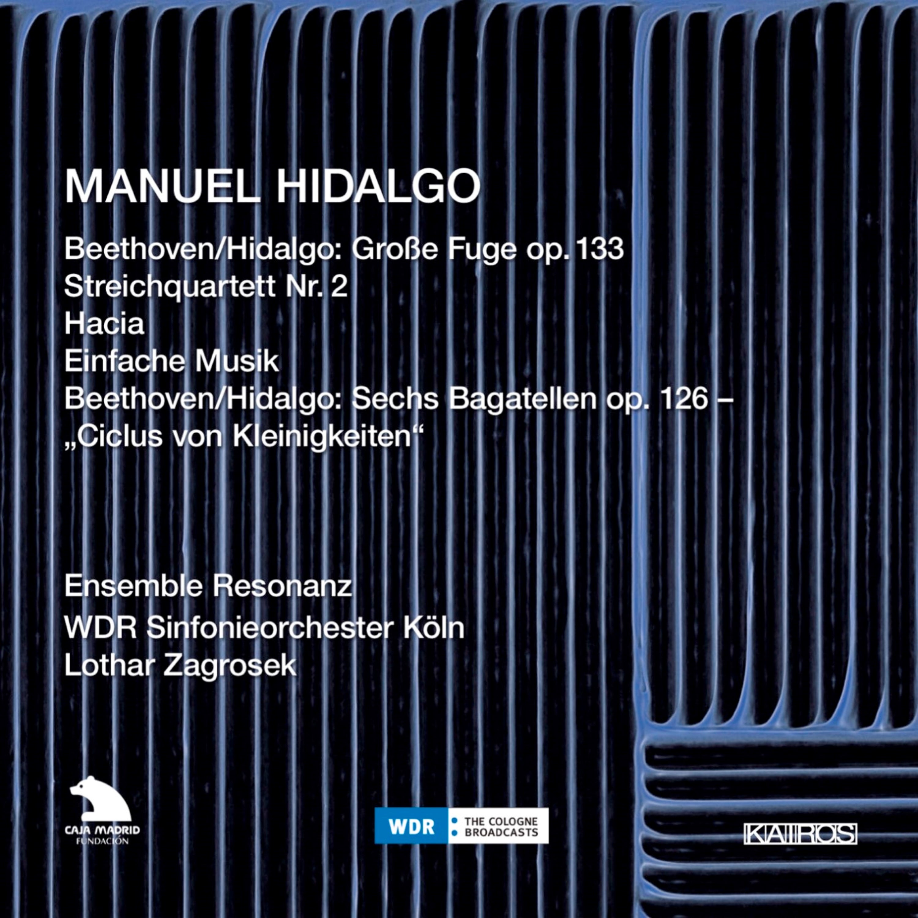 Manuel Hidalgo: Beethoven/Hidalgo: Grobe Fuge Op. 133 (CD)