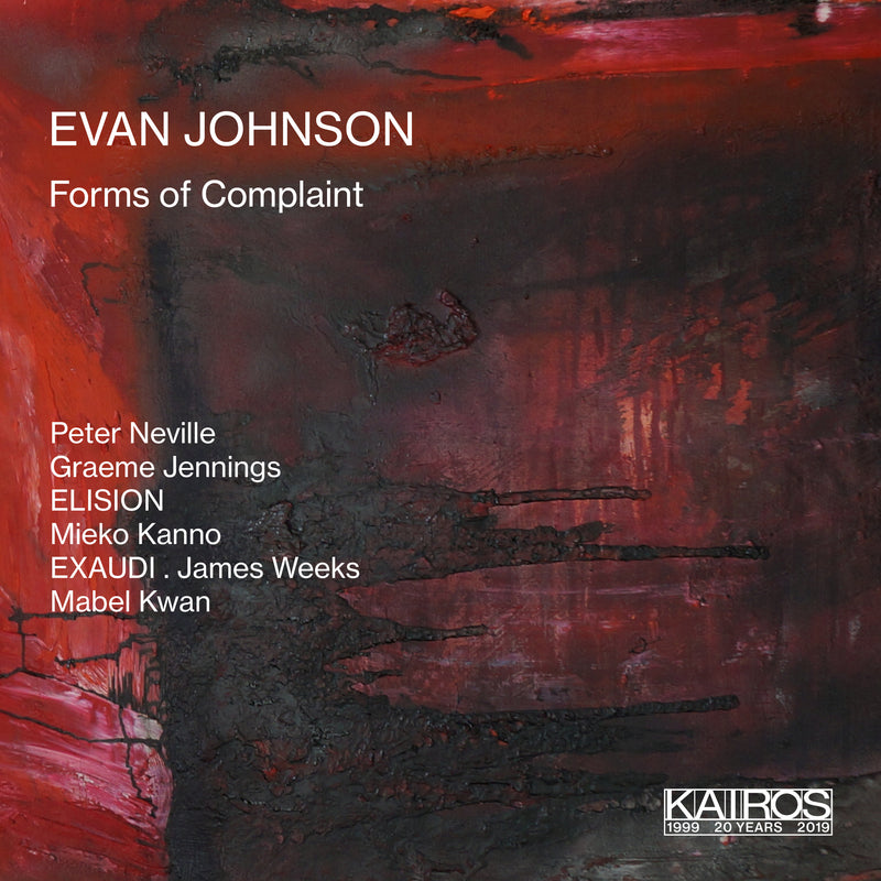 Evan Johnson: Forms Of Complaint (CD)