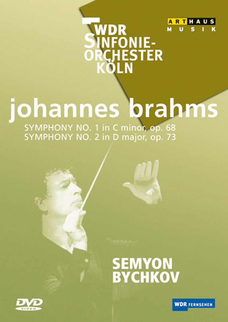 Wdr Symphony Orchestra Cologne - Brahms: Symphonies Nos. 1 & 2 (DVD)