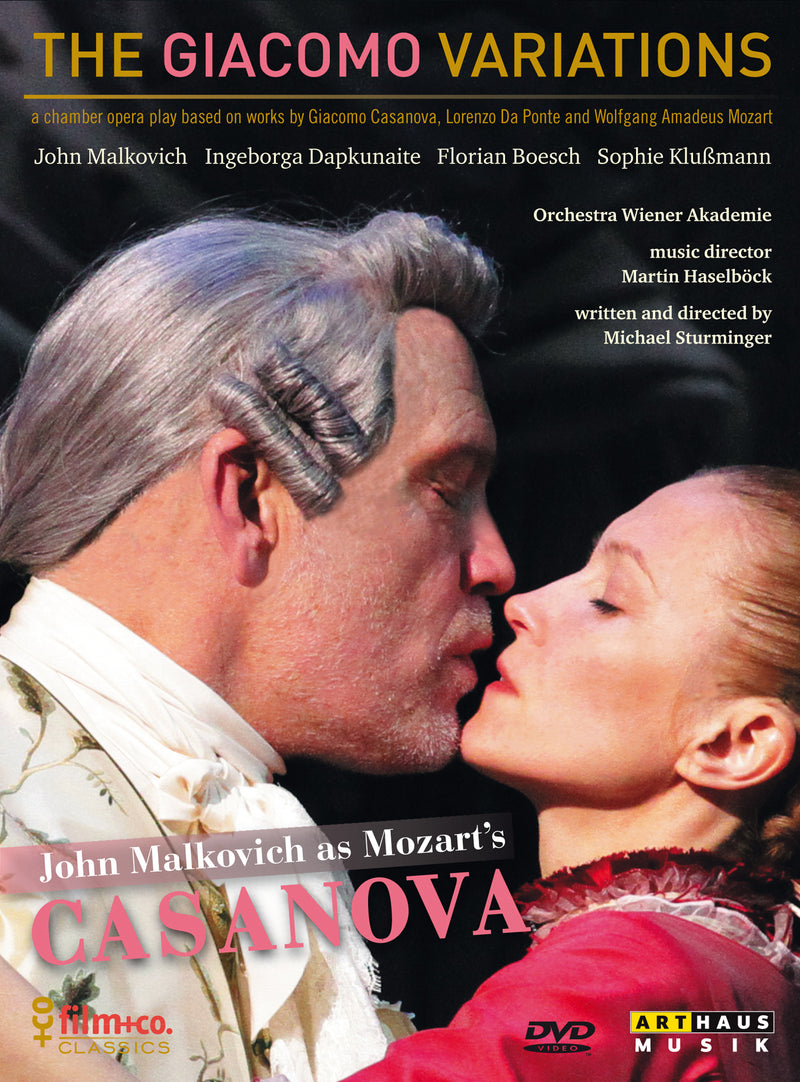 Michael Sturminger & Martin Haselboeck - The Giacomo Variations: John Malkovich As Mozart's Casanova (DVD)