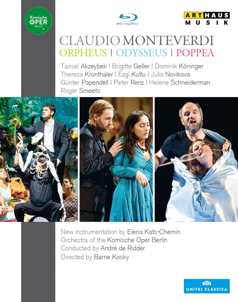 Orchestra of the Komische Oper Berlin - Monteverdi Cycle (Blu-ray)