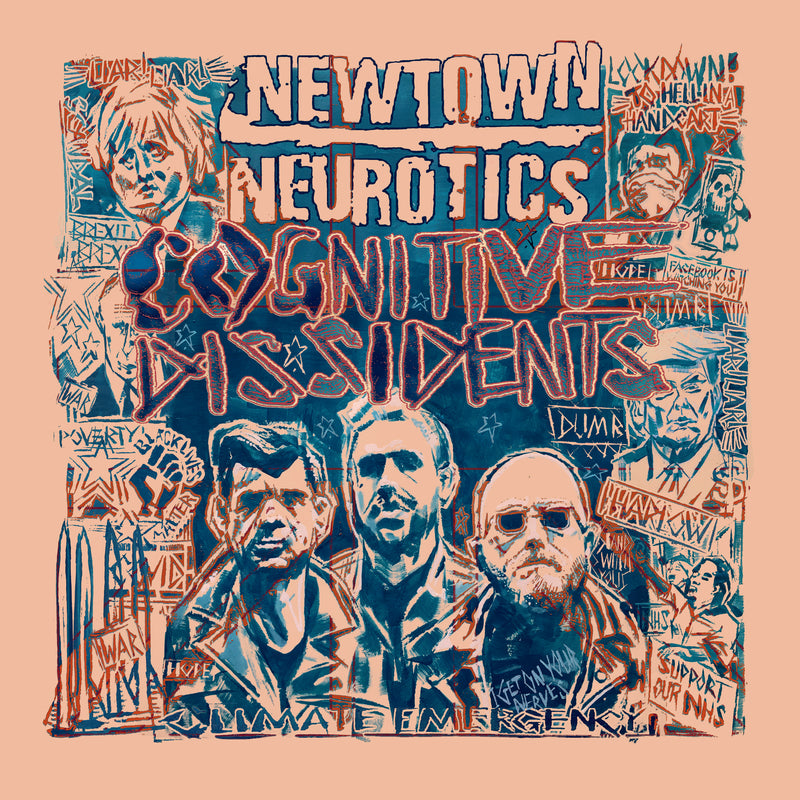 Newtown Neurotics - Cognitive Dissidents (Solid Orange Vinyl) (LP)