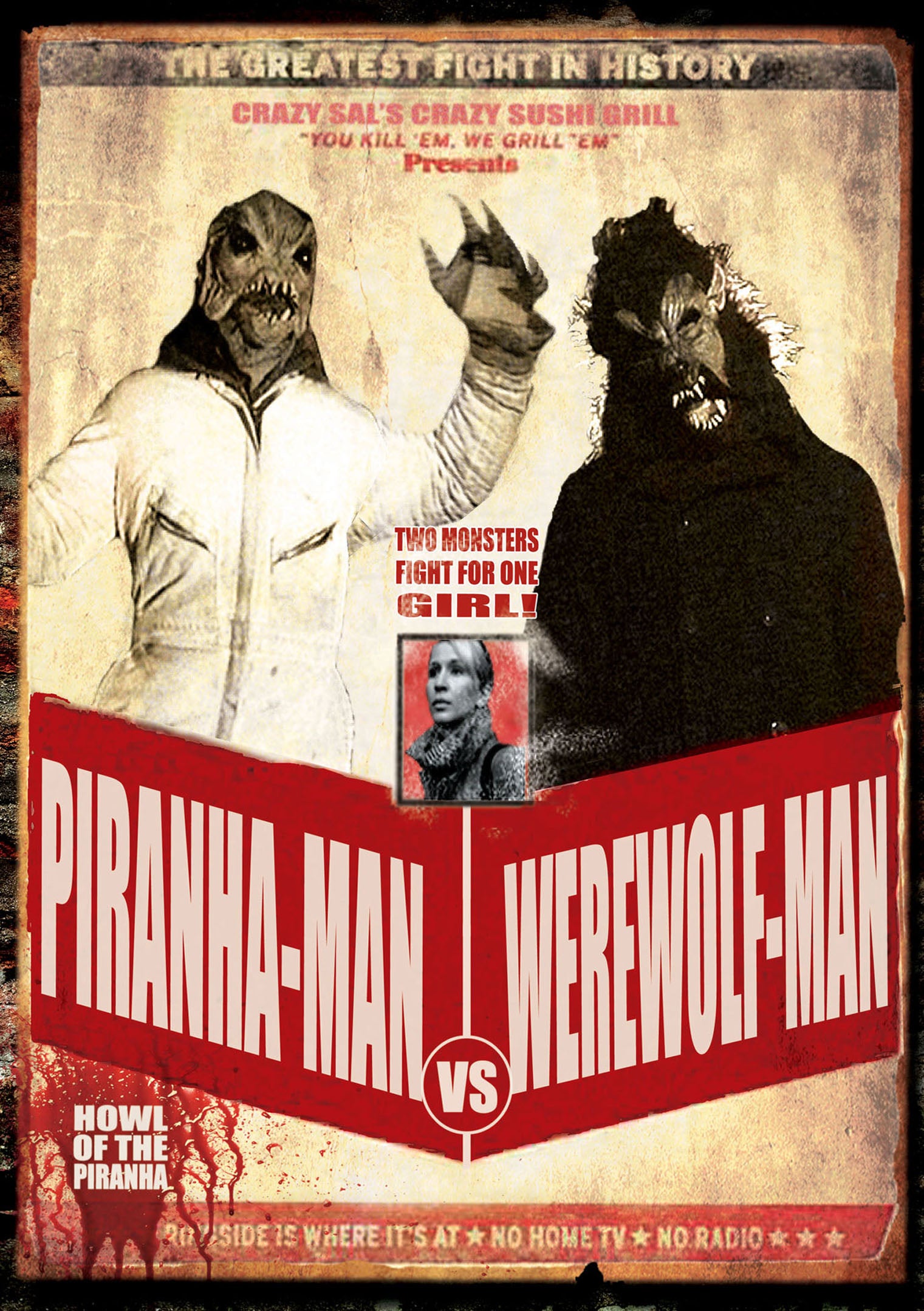 Piranha-man Vs. Werewolf Man: Howl Of The Piranha (DVD)