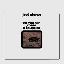 Jose Afonso - Eu Vou Ser Como A Toupeira (CD)