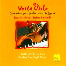 Wiebke van Eikeren & Dorothee Krost-Vogel - Sonatas for Viola and Piano by Brahms, Brunetti, Schubert and Hindemith (Voilà Viola) (CD)